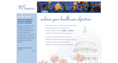 Desktop Screenshot of healthpolicysource.com
